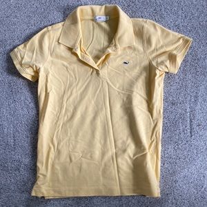 Women’s yellow vineyard vines polo shirt barely worn great condition size small
